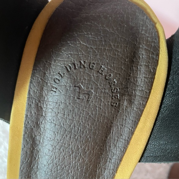 ANTHROPOLOGIE HOLDING HORSES MARYJANE PLATFORM WEDGES HEELS SANDALS 8 - Picture 8 of 12